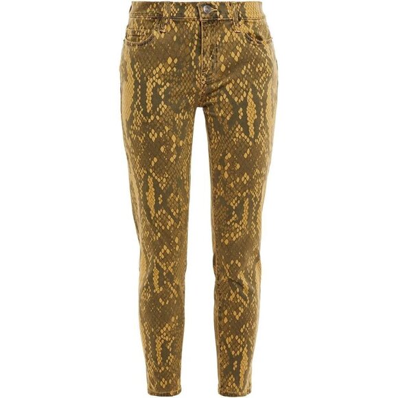 NWT Current | Elliott python print skinny crop jeans, 24 - Picture 11 of 16